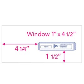 ComplyRight CMS 1500 Window Envelope | 9.5 x 4.5 | Healthcare Billing Self Seal Envelope | Pack of 2000