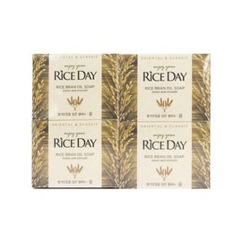 쇼핑맛집10 Lion 4-Pack Soap Oil Rice Bran 100g Rice Day