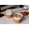NUTS NUKB12 Bread Bag, S, Drawstring Cotton, 100% Organic Cotton,