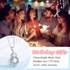 PDTU 80th Birthday Gifts for Women, Cubic Zirconia Pendant Necklace