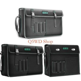 Q5WD 어깨 끈, 지퍼 클로저, 내마모성 베이스가 다기능 도구 가방 Q5WD Shoulder Strap, Zipper Closer, Wear-Resistant Base Multifunctional Tool Bag [01 19 inches]
