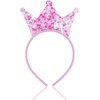 OIUUBBII Sparkly Crown Headband for Women Girls - Glitter Sequins