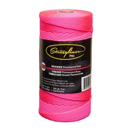 Stringliner Stringliner Braided Mason Line Replacement Roll Contractor Pack 1,000' - Pink (6 Pack) - SL35762CPK, 1000'