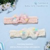 Fashband Baby Girls Hair Bands Elastic Lace Bow Knot Hair