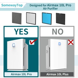 [3 SETS]10L Pro Replacement Filter Set Compatible with Okaysou Air Purifier Filters and Aiibot-A300, 5-Stage Airmax 10L Pro Filter, 3X H13 HEPA and 3X Carbon Filters 3X Sliver HEPA and 6X Pre-filter