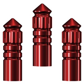 Mission F-Protect Protective Cover for Darts / Flights, Red, 5 Sets (15)