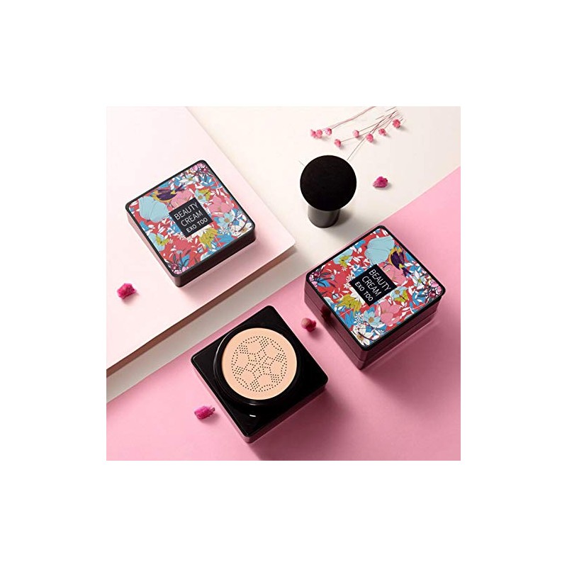 Nuibo Air Cushion Base Maquillaje Hidratante Líquida Larga Duración Dos