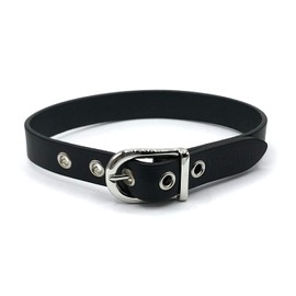 JAJABOON Leather Choker Unisex Color Variation Leather, Black