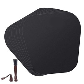 UEAVOID 8 pieces boot shape inserts, high boot support, boot shaper inserts, shoe cleaning glove, boot shaper, shape inserts, boot stretcher, women's boot holder, for men and women (6 inches), black