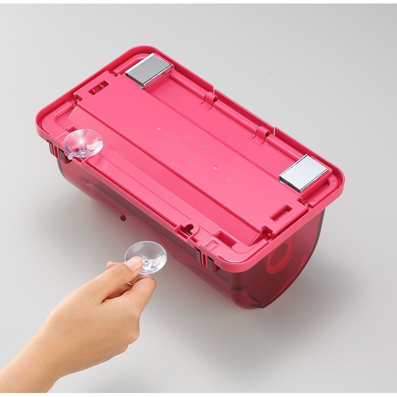 Inomata Kitchen Paper Holder Plus Smart Pink