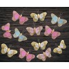 CA CRAFTS & PARTY Feather Monarch Butterflies 2" Pastel Assorted
