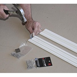 Speedset Stainless Steel Panel Clips for 3" and 4" Horizontal Track for No Mortor Glass Block System Installation- 4-Pack