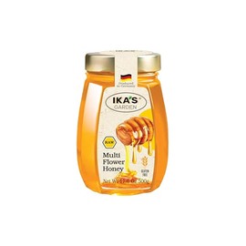 Ika's Garden Raw Multi Flower Honey - 100% Pure, Unfiltered, Gluten-Free – Product of Germany, 17.6 oz (500g) Jar