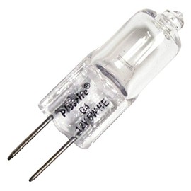 Plusrite 3300 03300 - Jc5/CL/G4 Bi Pin Base Single Ended Halogen Light Bulb,