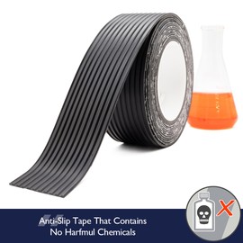 Heskins LLC Ribbed Rubber Anti Slip Tape (2" x 60ft)