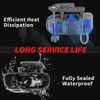 GXENOGO LED Projector Fog Lights Compatible with 1999-2002 GMC Sierra