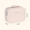 PU Leather Travel Makeup Bag for Women Large Capacity Cosmetic