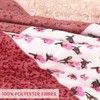 Qucover Patchwork Pillowcases 2 Pack Multicolor Floral Printed Pillow Cases