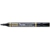 Pentel Pack of 3 Permanent Markers N860, Chisel Tip, Black