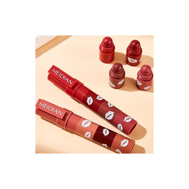 Labial Mate 4 En 1, Hidratante Y De Larga Duración