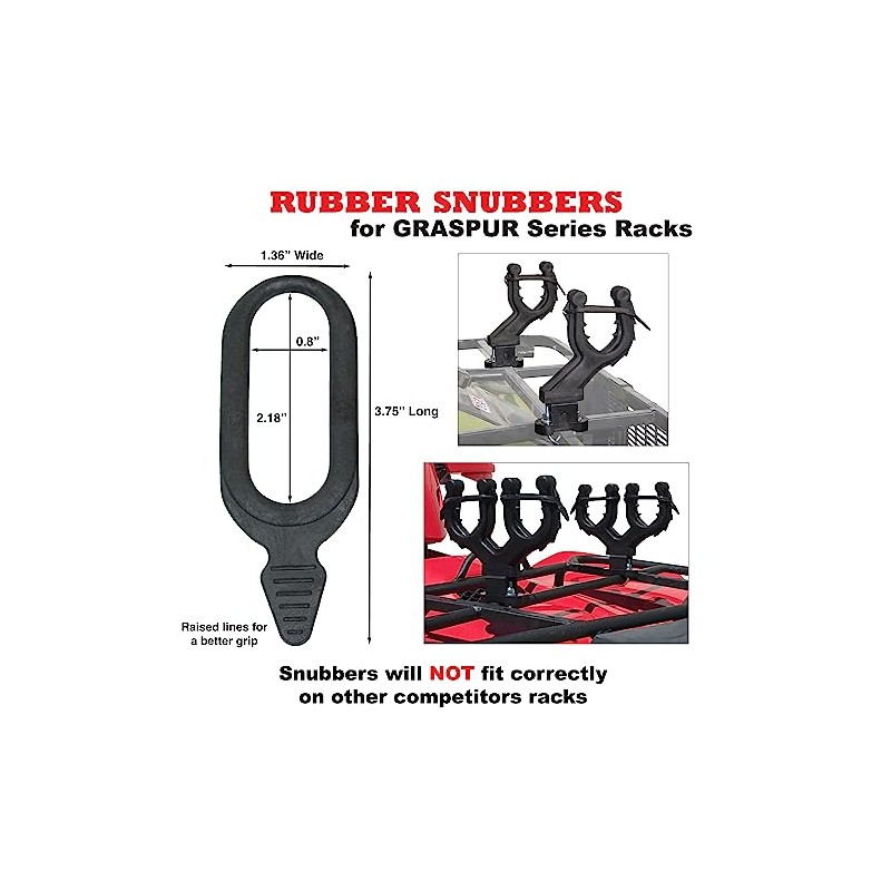 All Rite Products Extra Rubber Snubbers Straps for Graspur ATV