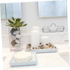ABOOFAN 2pcs Stainless Steel Shower Soap Dish Holder Wall Mounted
