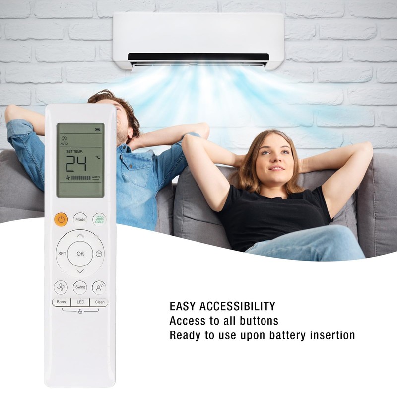 RG10A-BGEF AC Remote Control for Air Conditioner, Remote Control RG10L1
