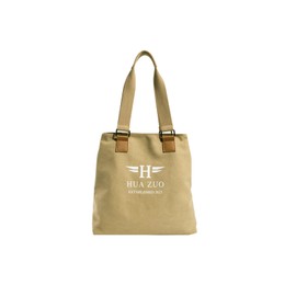 CORIOS Canvas Handbag Women Tote Bag Large Capacity Shoulder Bag Multi-Pockets Top Handle Bag with Zipper Casual Hobo Bag Chic Bag for Work Travel Shopping Daily Khaki