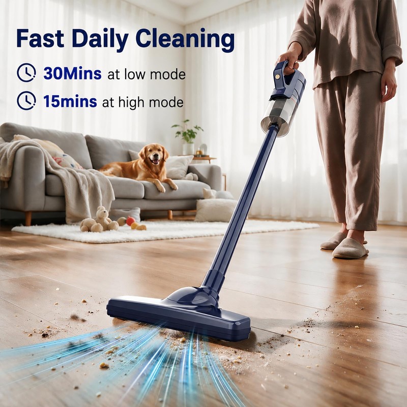 Cordless Vacuum & Blower, Handheld Stick Vacuum with Accessories Tools