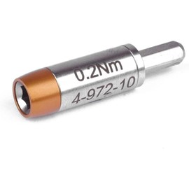 BERNSTEIN Torque Adapter 0.2 Nm for C4 Bits (4 mm Hex) | Clamping Tool for Bits and Holding Tools | Alloy Steel | Precise for Minimum 20,000 Clicks