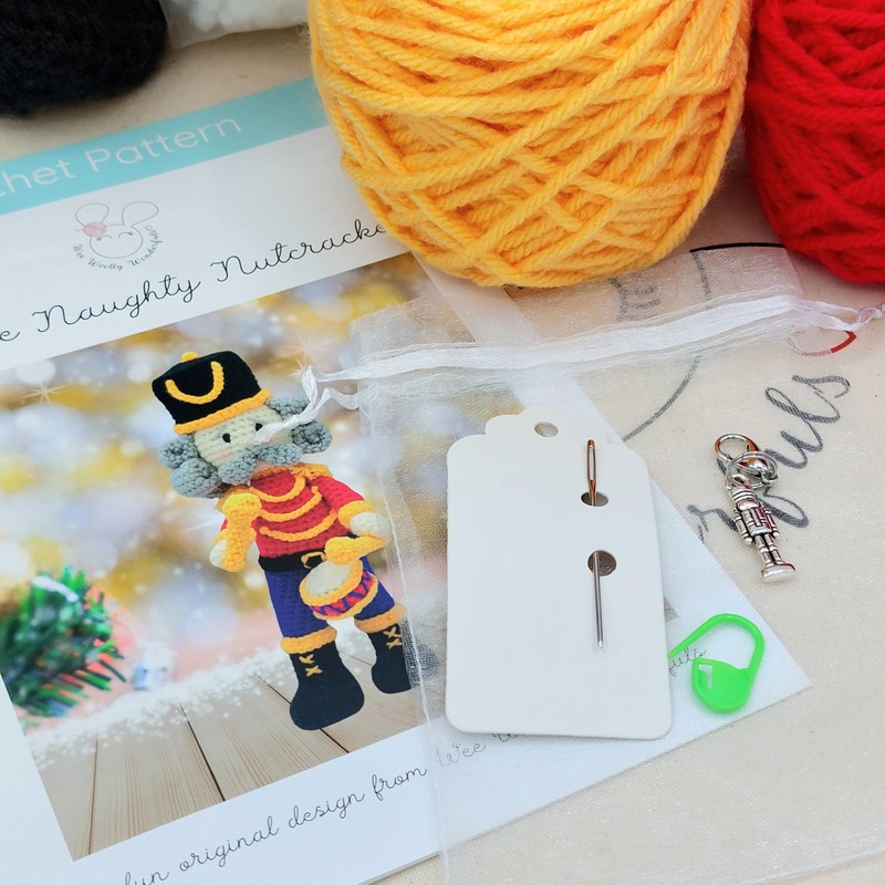 Crochet Kit - Nutcracker Christmas Luxury Craft Kit
