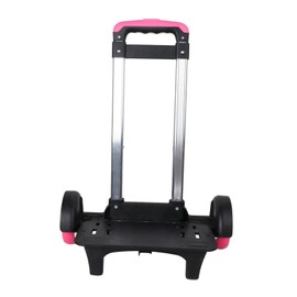 Harilla Backpack Trolley, Trolley Telescopic Rod, Aluminium Alloy, Black, Luggage Trolley with Wheels, Travel Trolley for Boxing, Backpack, Women