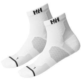 Helly Hansen Unisex Trail Sock 2Pk, White, 36-38