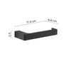Gedy G-Kuala Lumpur Toilet Roll Holder Black Colour Cromall Brass