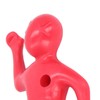 Fdit Humorous Red Human Shape Pen Holder Fun Pencil Holder
