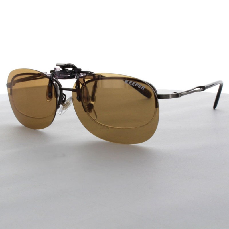 Meigan Keeper Sunglasses Light Brown Round S