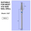 C12rtive Tapered Tungsten Steel Nail Cutter Bit, Nail Bits for