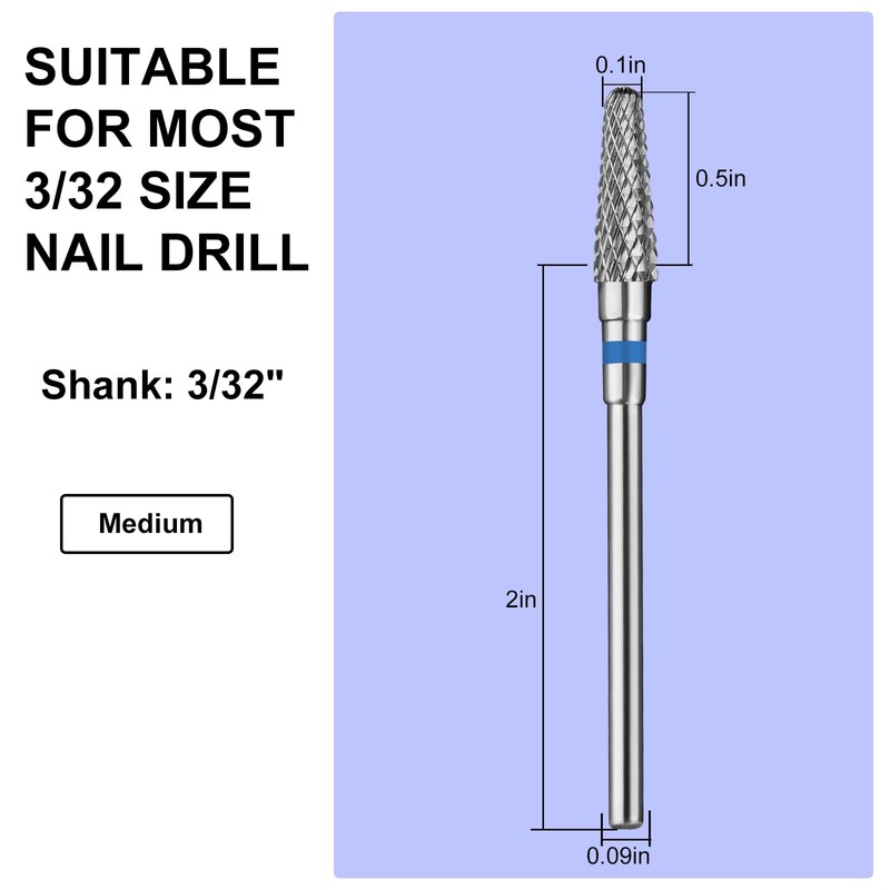 C12rtive Tapered Tungsten Steel Nail Cutter Bit, Nail Bits for