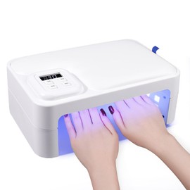 RETIA CIEL Manicure Lamp for Nail Salon, Dual Hand Operation, Large Space, LED Display