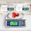 Báscula digital grande de cocina, 40 kg/88 libras, báscula de