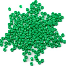 1000 Pcs Acrylic Pony Beads 6x9mm Bulk for Bracelet Necklace Jewelry Making Earring Hair Braiding Kandi Beads (green2)