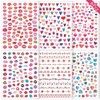 Valentine’s Day Nail Art Stickers Decals Valentines Day Nail Decorations
