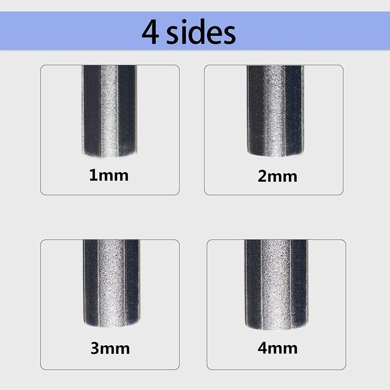 Littlecatch Guitar Fret Crowning File,Fret Edge File,Fret End Rounded Tool,Three