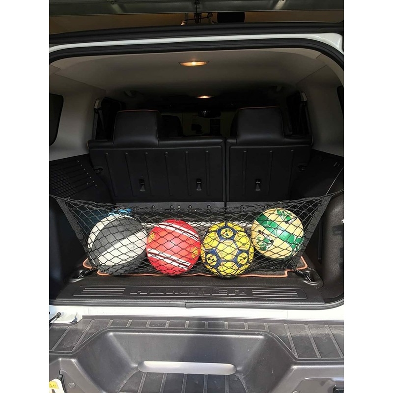 EACCESSORIES EA Rear Trunk Organizer Cargo Net for HUMMER H3
