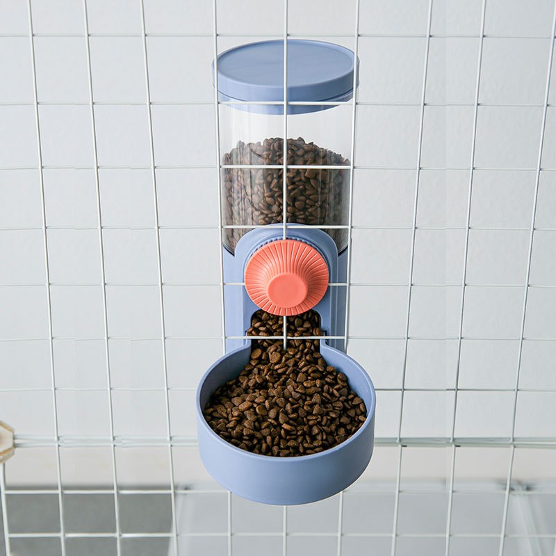 Pet Cage Suspended Food Water Dispenser Hanging Automatic Pet Water