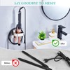 Straighteners Holder Wall Mounted Curling Iron Holder Metal Hair Dryer