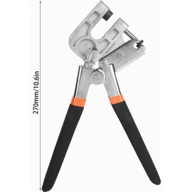 Pinza crimpatrice per bulloni metallici, pinza per supporti in cartongesso, 270 mm, utensile manuale, adatta per crimpare, forare serrature e fissare telai