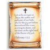 Hebrews 12:2 Bible Verse Fridge Magnet (2.5 x 3.5 inches)