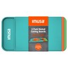IMUSA Nesting Cutting Board Set with Removable Tray – 4