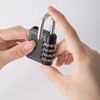 AIMALL 2PCS 4 Digit Combination Lock Key Security Padlock Anti